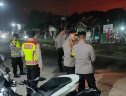 Personel Polres Lhokseumawe Amankan Kampanye Caleg di Sejumlah Titik