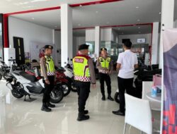 Patroli Kota Presisi, Personel Polres Lhokseumawe Sambangi Dealer Sepmor