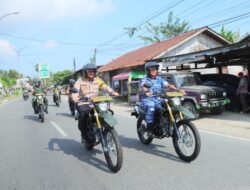 Jelang Pergeseran Pasukan ke TPS, TNI-Polri di Lhokseumawe Gelar Apel dan Patroli Gabungan Skala Besar Pantau Kamtibmas