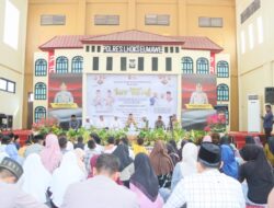 Polres Lhokseumawe Gelar Isra’ Mi’raj dan Do’a Bersama Anak Yatim Wujudkan Pemilu Damai