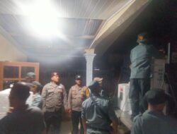 Personel Polsek Muara Dua dan Pam TPS Polres Lhokseumawe Kawal Pergeseran Kotak Suara Pemilu