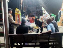 Patroli Dialogis Malam Hari, Personel Polsek Muara Dua Sasar Warga