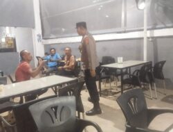 Cegah Aksi Tindak Kriminal, Personel Polsek Samudera Patroli di Tempat Publik