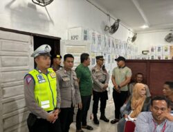 Personel Polres Lhokseumawe Patroli dan sasar Kantor PPK di Zona Timur