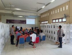 Pengamanan dan Proses Penghitungan Suara Pemilu PPK di Sawang Berjalan Sukses