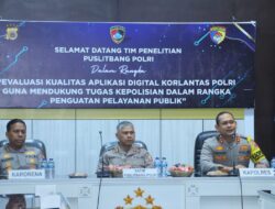 Tim Puslitbang Polri Gelar Supervisi Aplikasi Digital Korlantas Polri di Polres Lhokseumawe