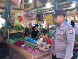 Polsek Syatalira Bayu Berpatroli untuk Memantau Stok Sembako