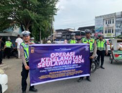 Ops Keselamatan Seulawah 2024: Polantas Gelar Penyuluhan Keliling di Lhokseumawe