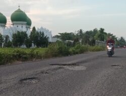 “Lubang Maut” di Jalan Lintas Jungka Gajah – Gedong Mengintai Korban