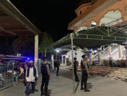 Patroli perintis presisi  Sat Samapta Polres Lhokseumawe tetap konsekuen melaksanakan Patroli keamanan ke lokasi tempat ibadah / Masjid dalam bulan suci Ramadhan .