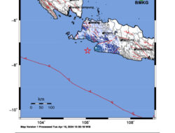 Gempa Tektonik M 4,7 Guncang Wilayah Bayah, Banten