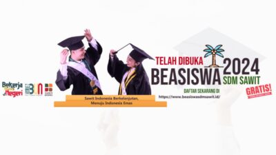 BPDPKS Buka Pendaftaran Beasiswa SDM Sawit Tahun 2024