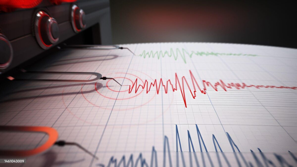 Ilustrasi gempa bumi