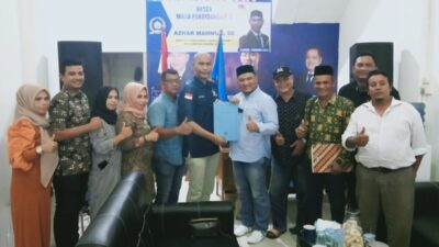 Azhari Daftar Jadi Bakal Calon Walikota Lhokseumawe ke Nasdem