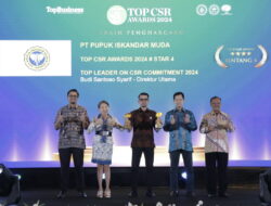 PT Pupuk Iskandar Muda Raih Penghargaan TOP CSR Awards 2024