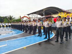 Sebanyak 48 Siswa Bintara Polisi angkatan 51 Melakukan Latja di Polres Lhokseumawe.