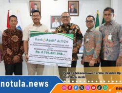 Pemko Lhokseumawe Terima Deviden Rp 2,7 M Dari Bank Aceh