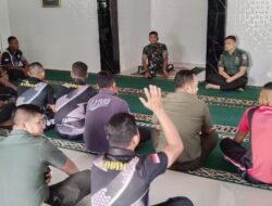 Ajak Makmurkan Masjid, Dandim 0103/Aceh Utara Berikan Tausiyah