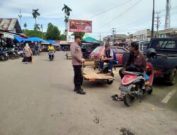 Antisipasi Guantibmas dan Premanisme, Polisi Tingkatkan Patroli di Pasar Batuphat Lhokseumawe