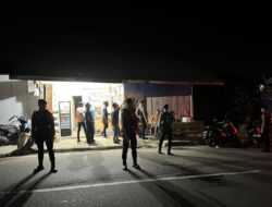 Harkamtibmas, Sat Samapta Polres Lhokseumawe Hadir di Tengah Masyarakat Pada Malam Hari