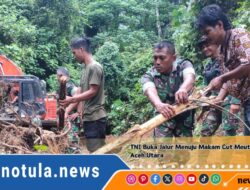 TNI Buka Jalur Menuju Makam Cut Meutia Di Aceh Utara