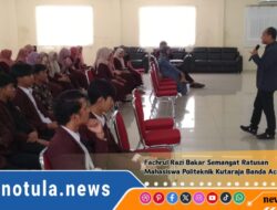 Fachrul Razi Bakar Semangat Ratusan Mahasiswa Politeknik Kutaraja Banda Aceh