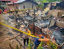 Kebakaran Melanda 3 Rumah di Padang Sakti : Kerugian Material Capai 500 Juta Rupiah