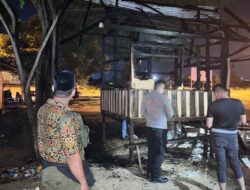 Kebakaran Melanda Bilik Pengajian di Dayah Bustanu Nadinatiddin Kecamatan Muara Dua