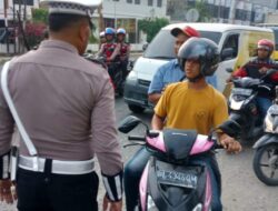 Pelaksanaan Ops Patuh Seulawah 2024 hari ke 8 diwilkum Polres Lhokseumawe