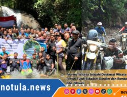 Touring Wisata Jelajahi Destinasi Wisata Air Terjun Tujuh Bidadari Dandim dan Rombongan Tiba di Lokasi 