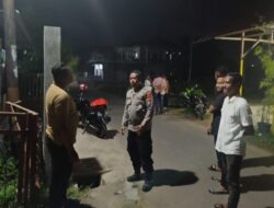 Polsek Dewantara Beri keamanan dimalam Hari dengan Rutin Patroli