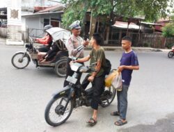 Tertibkan Pengendara lewat Patroli Rutin Kawasan Tertib Lalu Lintas (KTL) Wilayah Kota Lhokseumawe