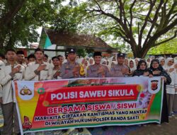 Beri Pesan Kamtibmas di Sekolah SMA Negeri 2 Kota Lhokseumawe melalui Program Polisi Saweu Sikula