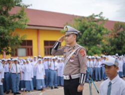 Polisi Saweu Sikula: Edukasi Tertib Lalu Lintas di SMK Negeri 1 Lhokseumawe