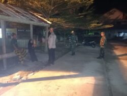 Patroli Bersama TNI -Polri guna cegah Guantibmas Wilayah kecamatan Simpang Keuramat