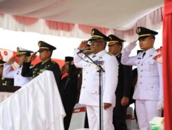 Mahyuzar Irup Upacara HUT RI ke-79 Pemkab Aceh Utara