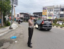 Satlantas Polres Lhokseumawe Gelar Penyuluhan Keliling untuk Tekan Pelanggaran Lalu Lintas