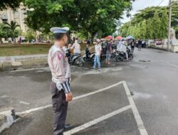 Polantas Polres Lhokseumawe Kawal Ketat Pelaksanaan Car Free Day