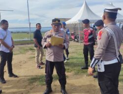 Sat Lantas Laksanakan Pengamanan Giat Cabor Paramotor