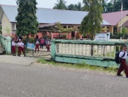 Polsek Simpang Kramat lancarkan Arus Lalu lintas di Zona Sekolah dalam giat Strong Poin Pagi