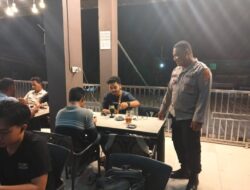 Cegah Judi Online Polsek Samudera Rutin Patroli kawasan Cafe