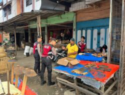 Wujudkan Situasi Pasar aman bagi pedagang dan pembeli, Sat Samapta Rutin Patroli