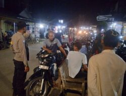 Cegah Kenakalan Remaja dan Guantibmas Polsek Sawang rutin patroli