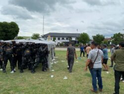 Sinergi Kesiapan Pengamanan Pilkada: TNI-Polri dan Satpol PP Gelar Latihan Gabungan Dalmas di Lhokseumawe