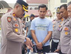 Polres Lhokseumawe Gelar Pemeriksaan Senja Personel dan Senpi, Pastikan Kesiapan Operasional