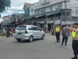 Antisipasi Rawan Macet Polsek Banda Sakti rutin Pengaturan dan Pengamanan Arus Lalu lintas