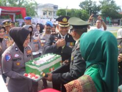 Kapolres Lhokseumawe Berikan Kejutan di Peringatan HUT TNI ke-79