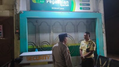 Antisipasi Guantibmas Seputaran Kantor Pengadaian Polsek Dewantara Intensifkan Patroli