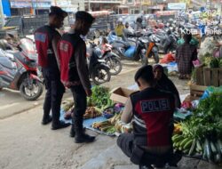 Ciptakan Situasi aman dan nyaman di Pusat perekonomian Sat Samapta Rutin Patroli