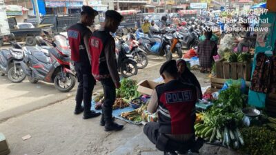 Ciptakan Situasi aman dan nyaman di Pusat perekonomian Sat Samapta Rutin Patroli